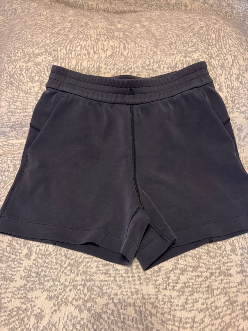 Lululemon Women's black suede-feel Shorts